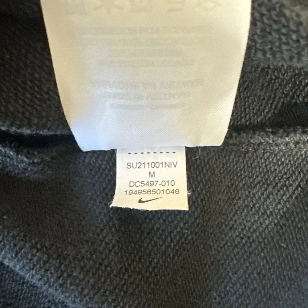 Nike Tech Knit Jacket Womens L Black Full Zip Hooded